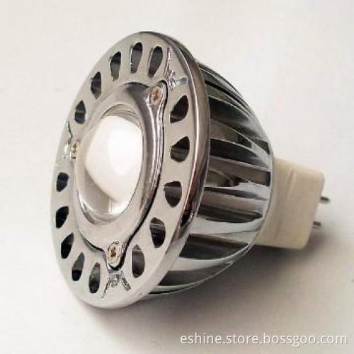 White aluminum LED spotlight, 3*1W white or warm white CE GS GOST CB